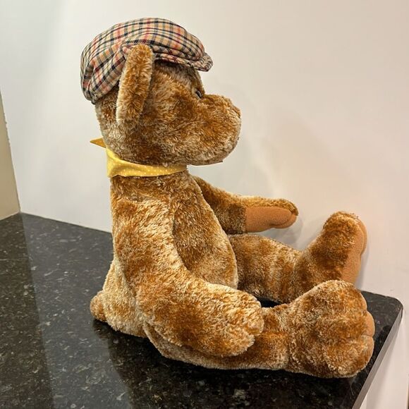 Brown Teddy with Cap & Neck Scarf. Size 16” - Picture 5 of 5